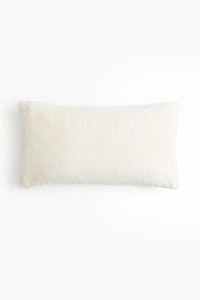 Housse de coussin duveteuse