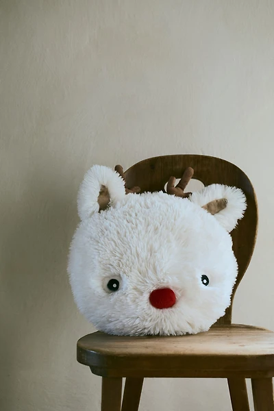 Reindeer-Head Cushion