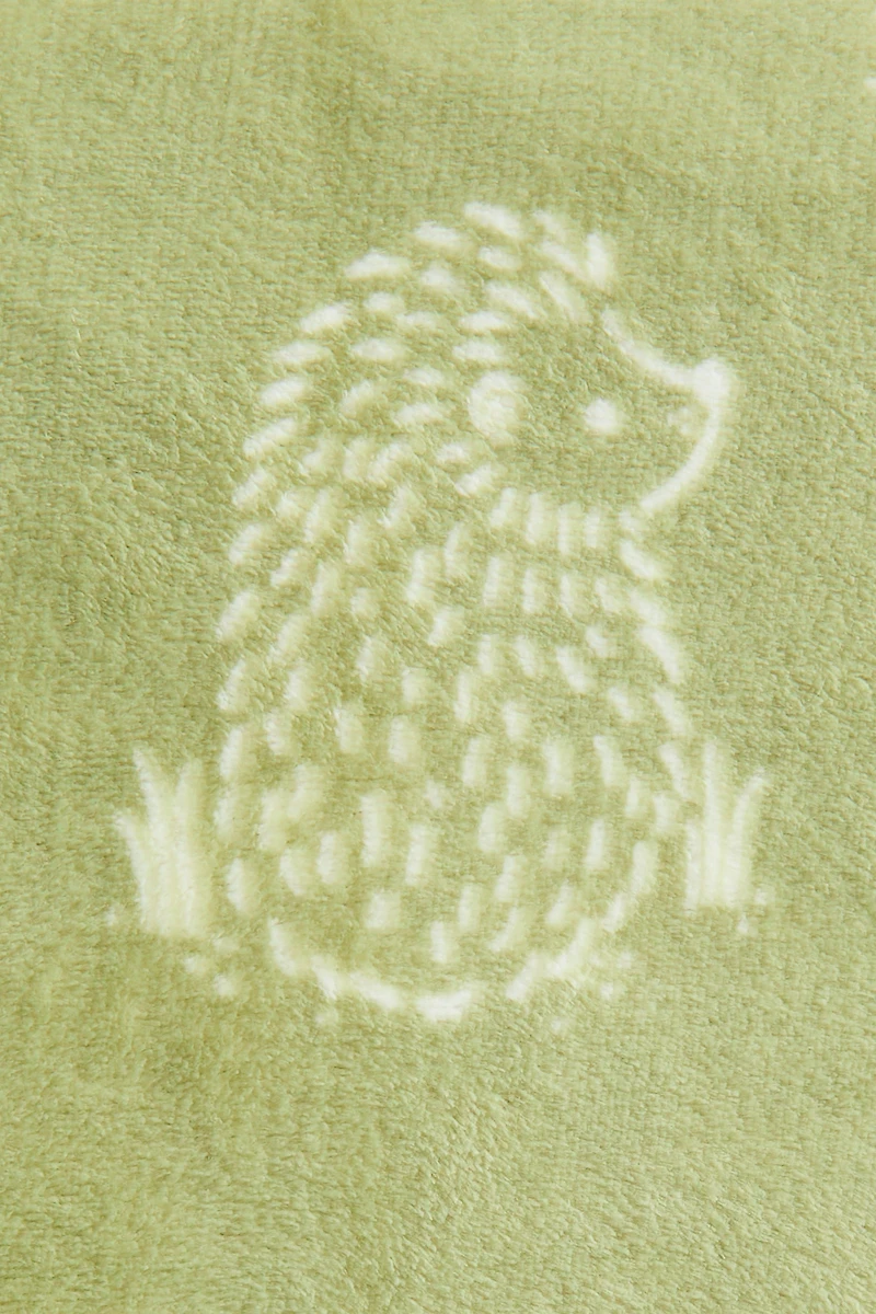 Patterned Fleece Throw