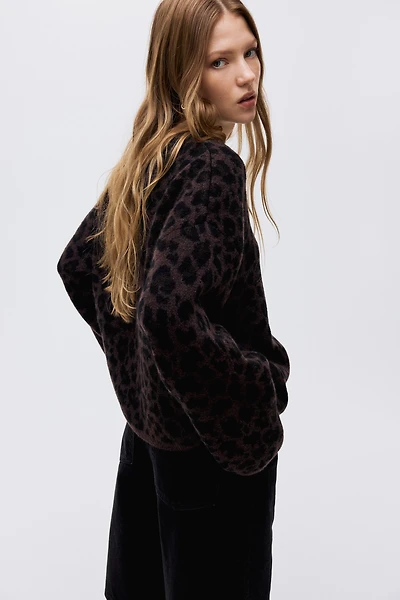 Jacquard-Knit Sweater