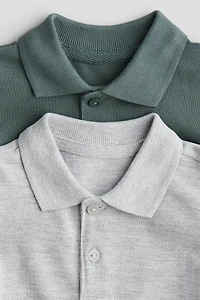 2-Pack Cotton Polo Shirts