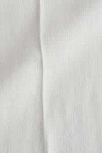 Wide-Leg Linen-Blend Pants