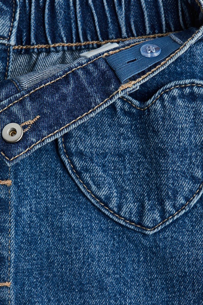 Jupe trapèze en denim