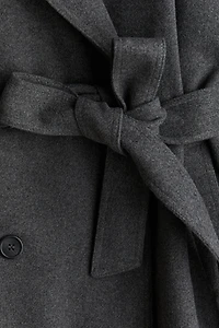 Short felted pea coat