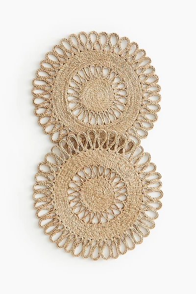 2-pack Jute Placemats