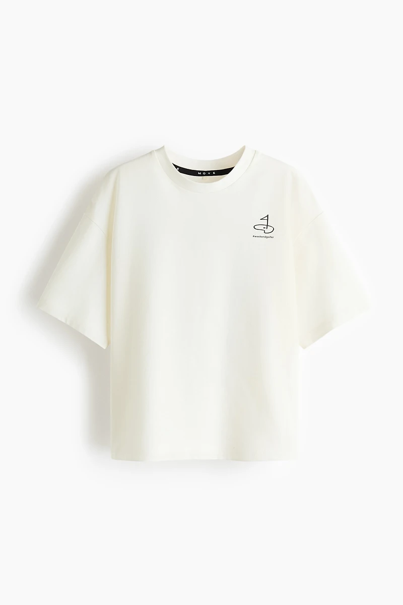 Relaxed-Fit Boxy Sports T-Shirt with DryMove™