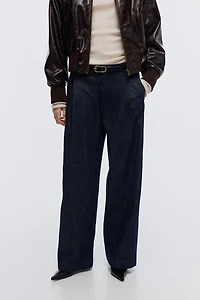 Jean classique jambes amples