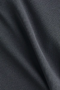 Rib-Knit Boat-Neck Top
