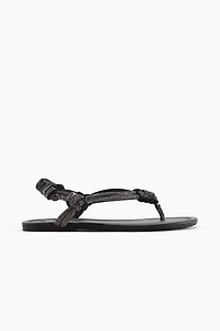 Rhinestone-Embellished Sandals