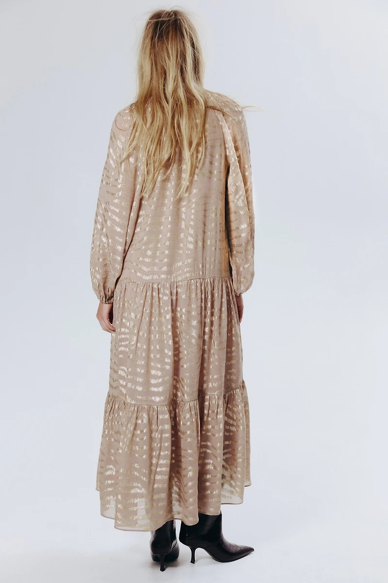 Jacquard-Weave Dress