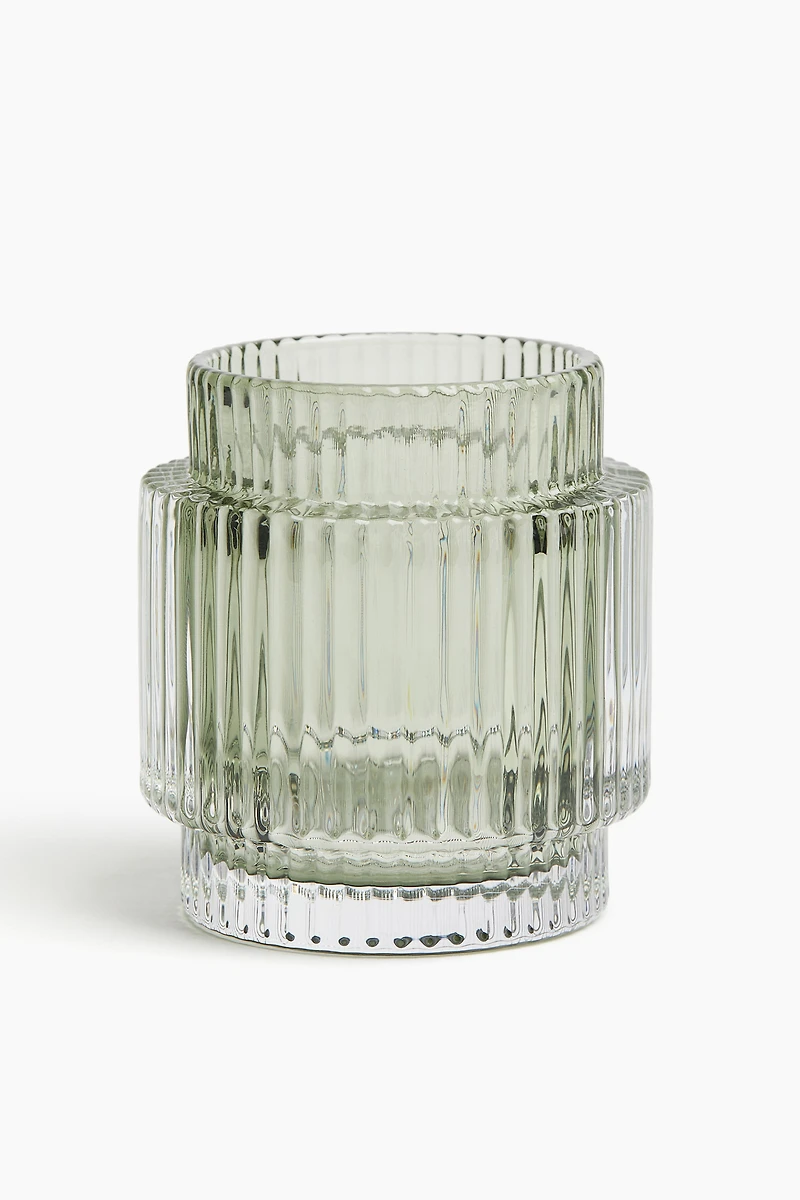 Glass Candle Holder