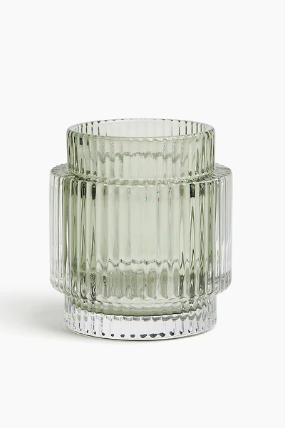 Glass Candle Holder
