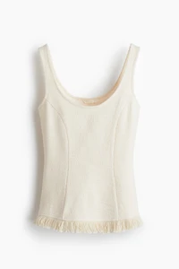 Bouclé Sleeveless Top