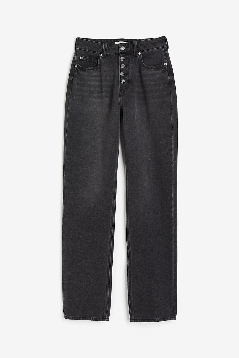 Jean droit Taille Haute
