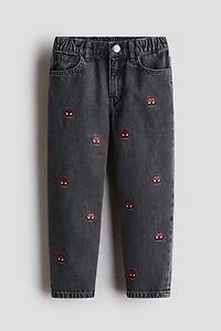Regular-Fit Printed Jeans