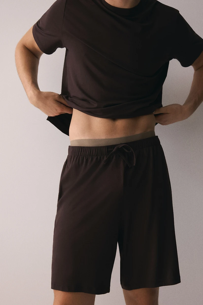 Jersey Pajama T-Shirt and Shorts