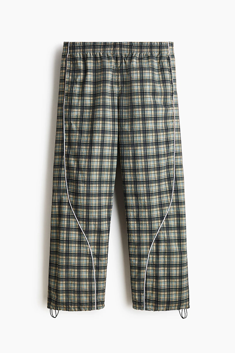 Relaxed-Fit Nylon Track Pants