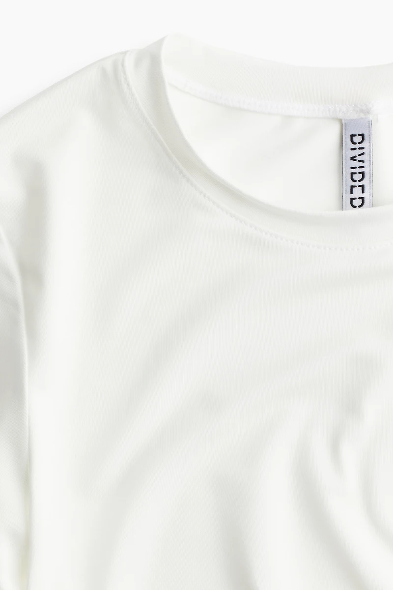 Long-Sleeved Microfiber Top