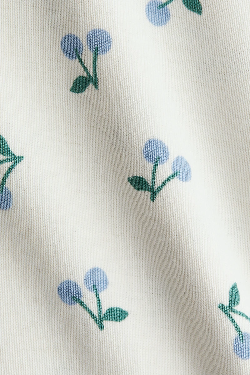 Cache-couche en coton imprimé