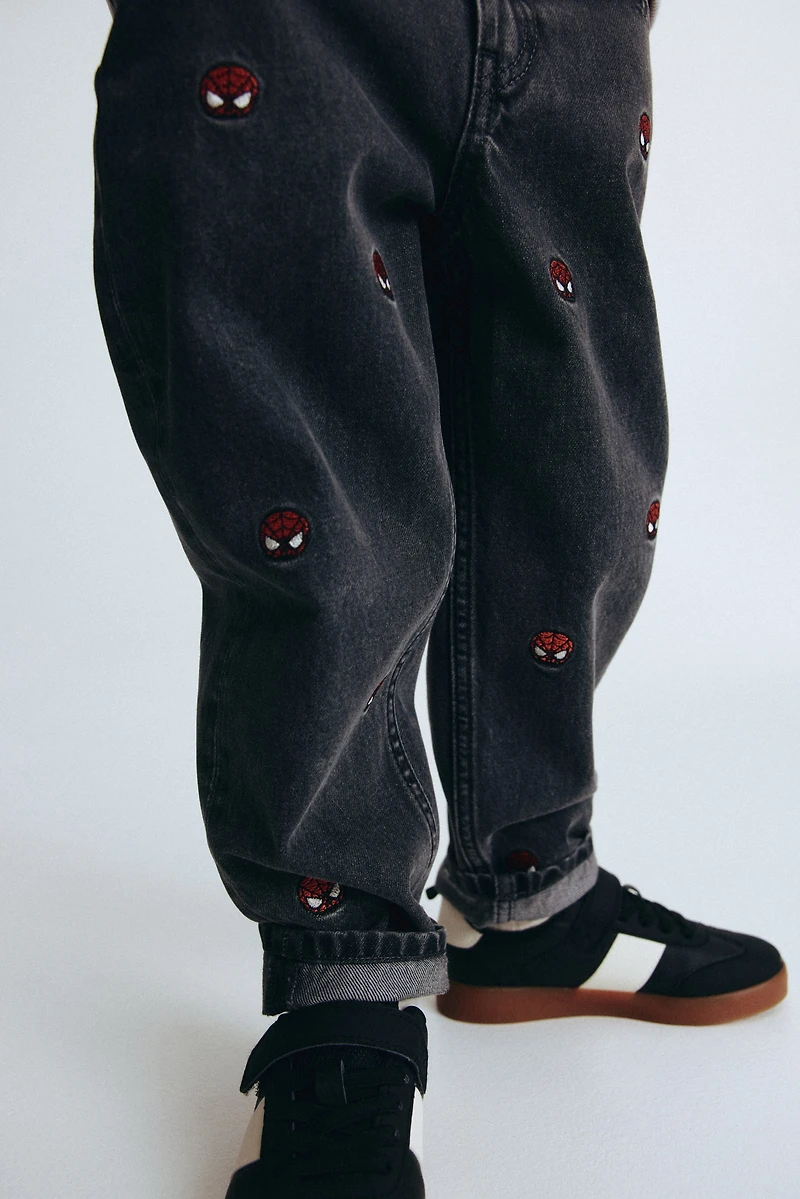 Regular-Fit Printed Jeans