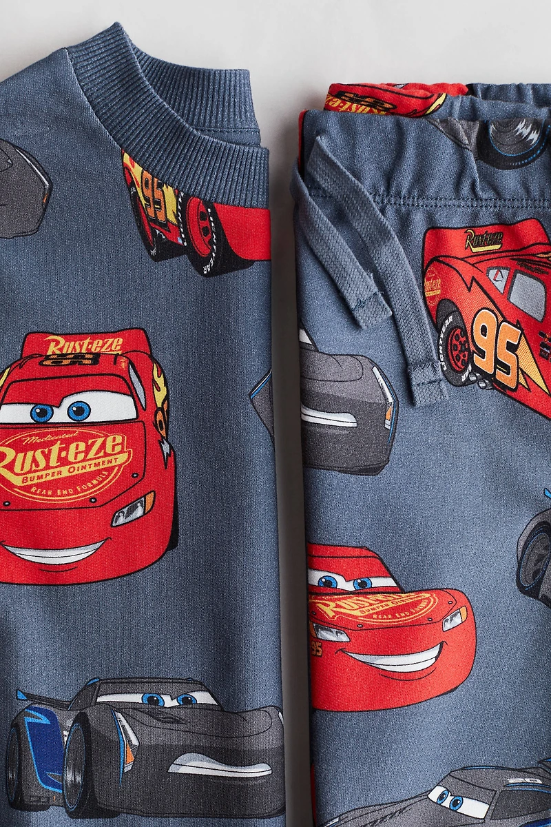 Ensemble 2 pièces en molleton imprimé