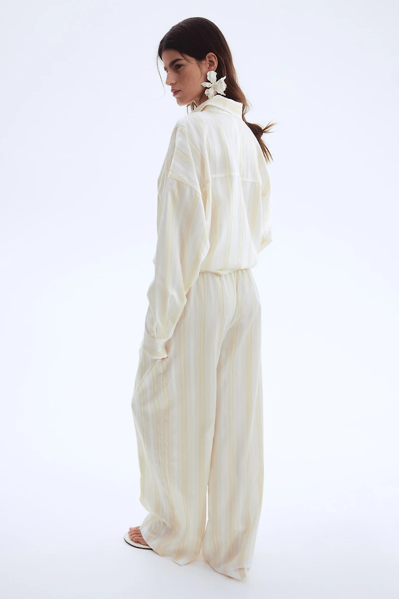 Straight-Leg Pull-On Pants