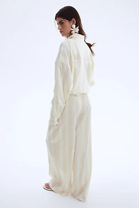 Straight-Leg Pull-On Pants