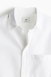 Regular Fit Short-sleeved Oxford Shirt