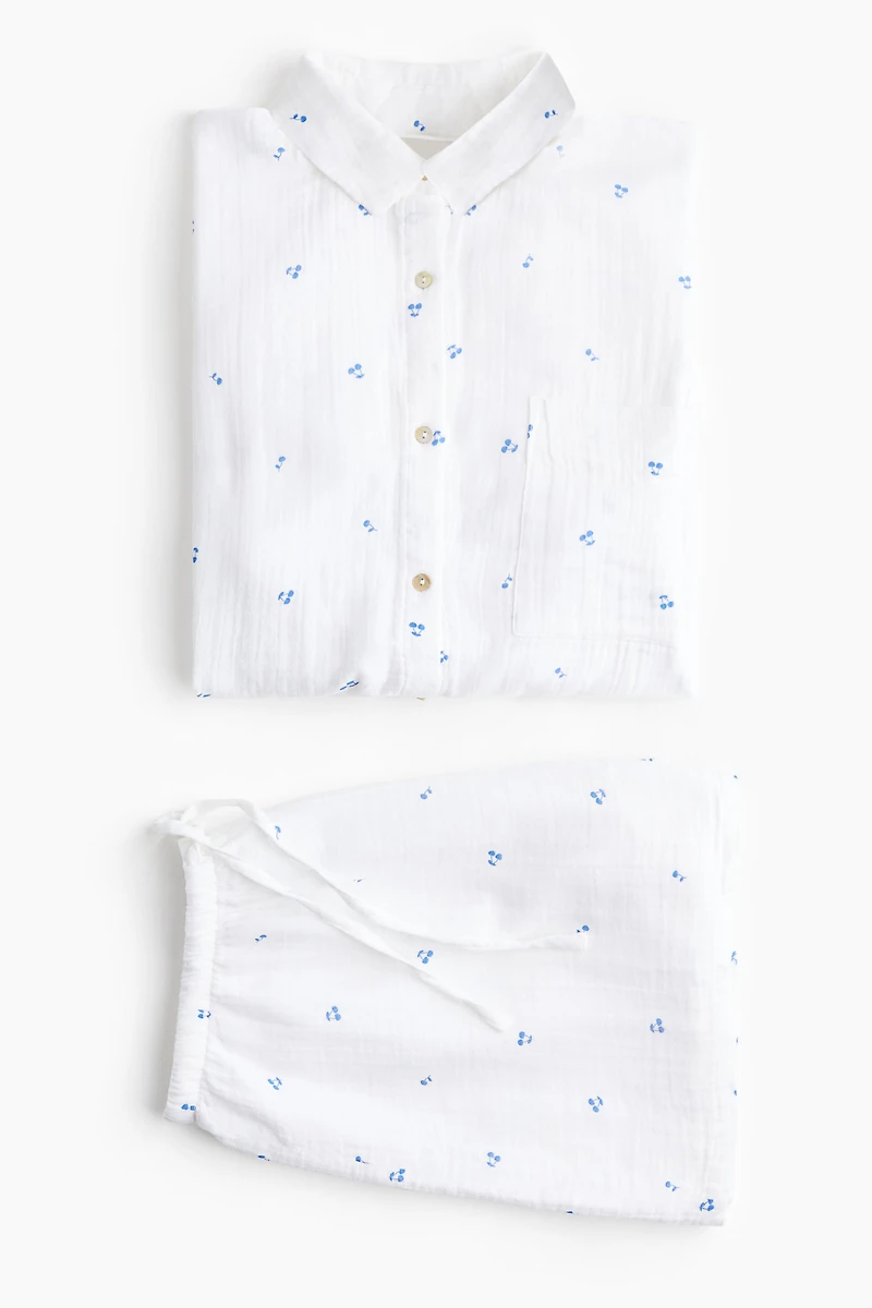 Pajama Shirt and Shorts