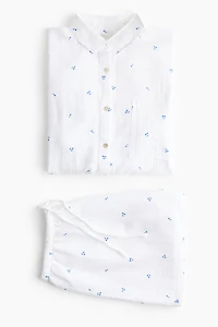 Pajama Shirt and Shorts