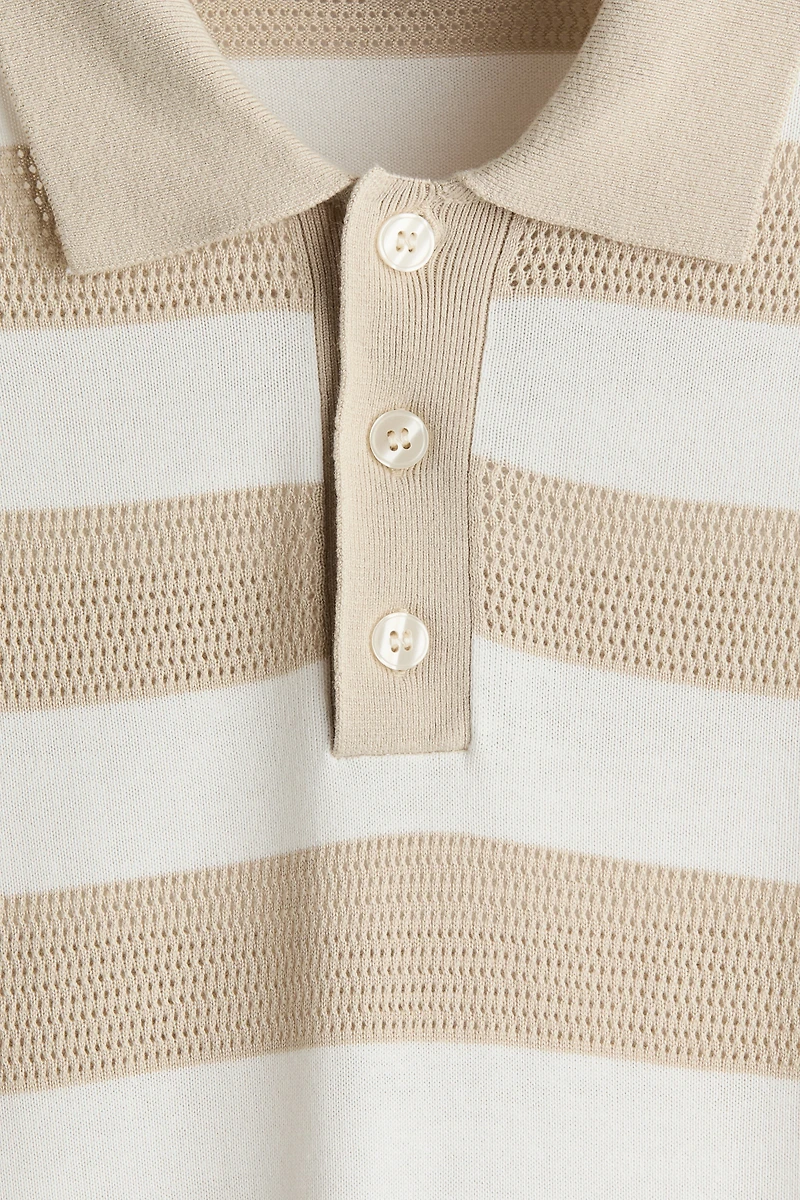 Regular-Fit Knit Polo Shirt