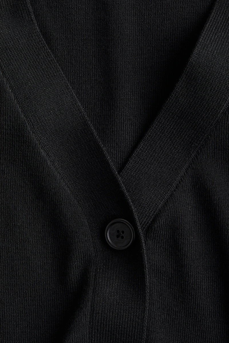 Fine-Knit Cardigan