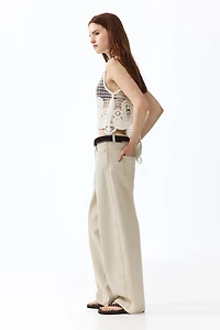 Barrel-Leg High-Waist Jeans