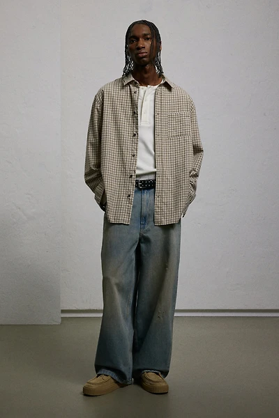 Loose-Fit Flannel Shirt