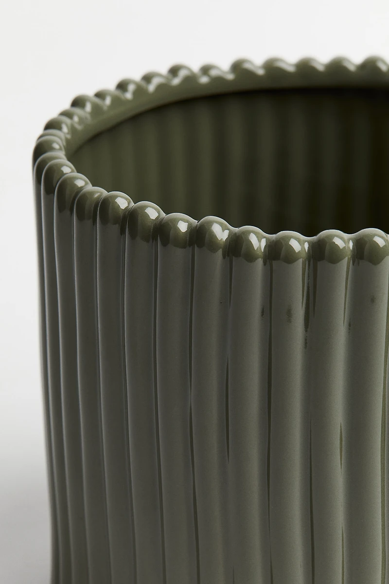 Large Stoneware Plant Pot