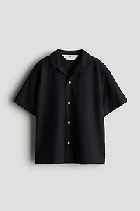 Linen-Blend Resort Shirt