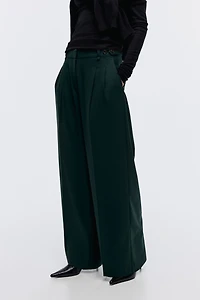 Wide-Leg Dress Pants