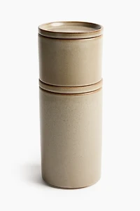 Small Reactive-Glaze Jar