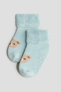 Lot de 3 paires chaussettes en bouclette