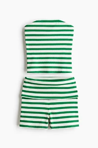 2-Piece Tube Top and Shorts Set
