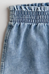 Loose Fit Denim Shorts