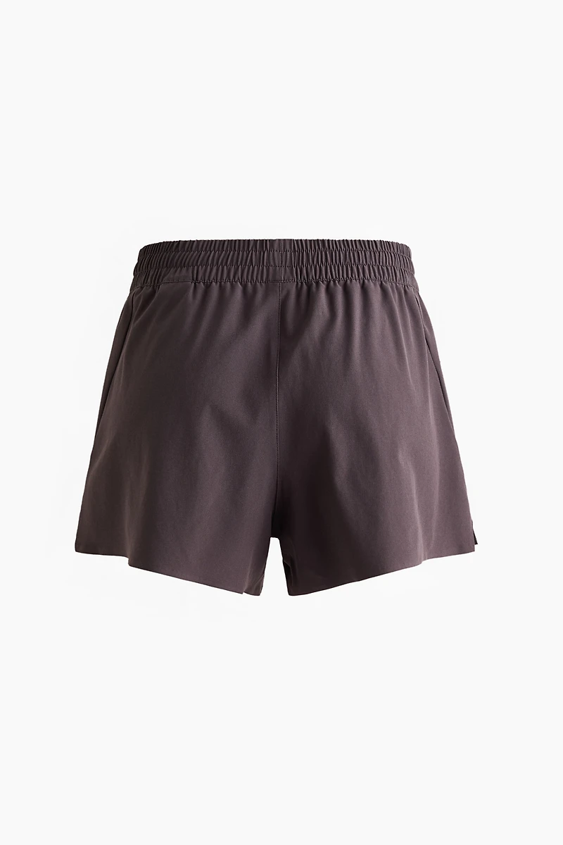 Regular-Fit Track Shorts with Pockets