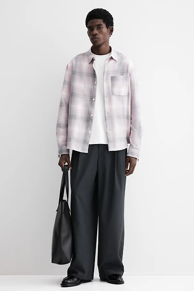Loose-Fit Flannel Shirt