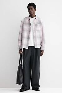 Loose-Fit Flannel Shirt