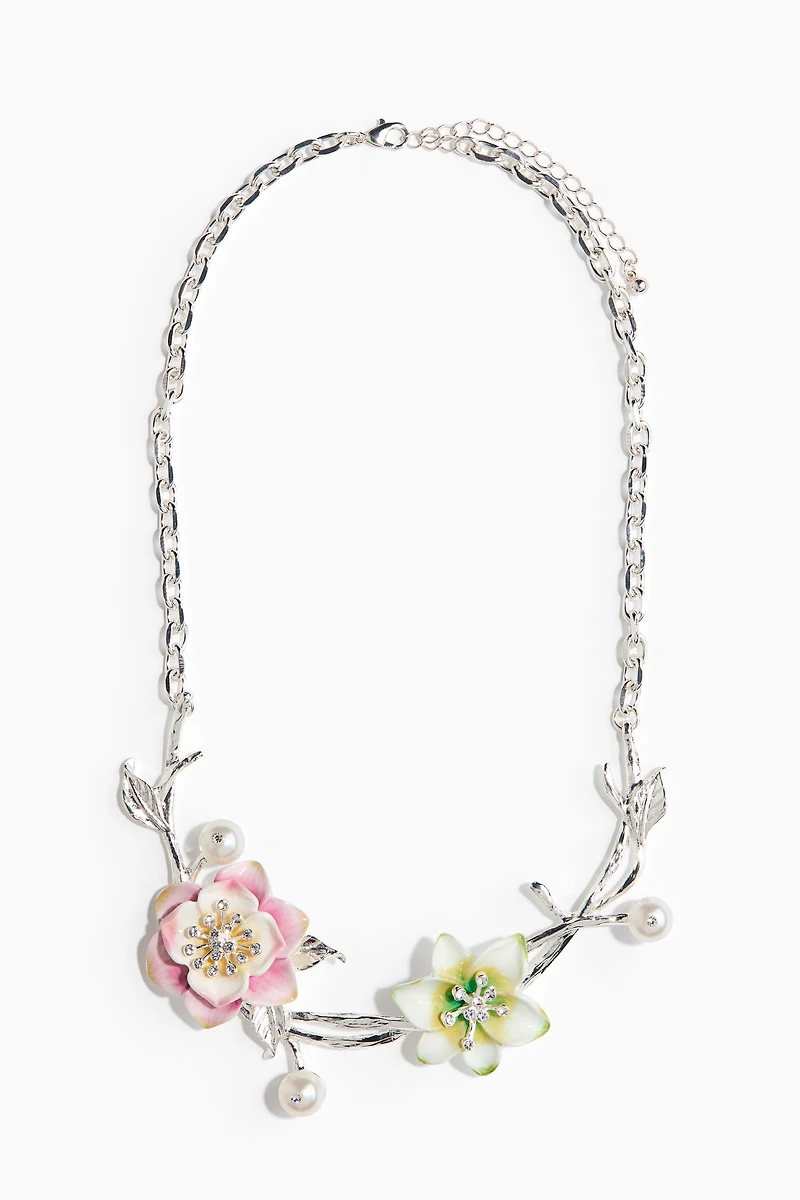 Flower-Detail Necklace