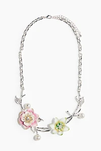 Flower-Detail Necklace