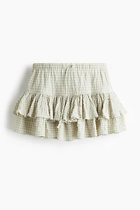 Tiered Drawstring Skirt