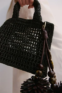 Straw handbag