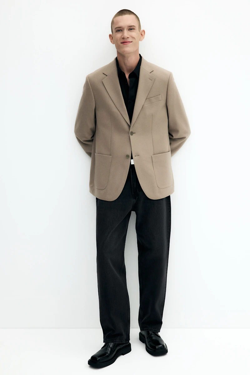 Regular-Fit Cashmere-Blend Jacket