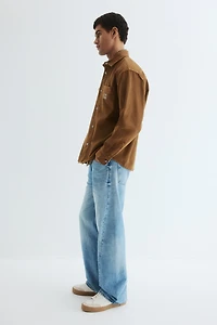 Oversized-Fit Canvas Overshirt